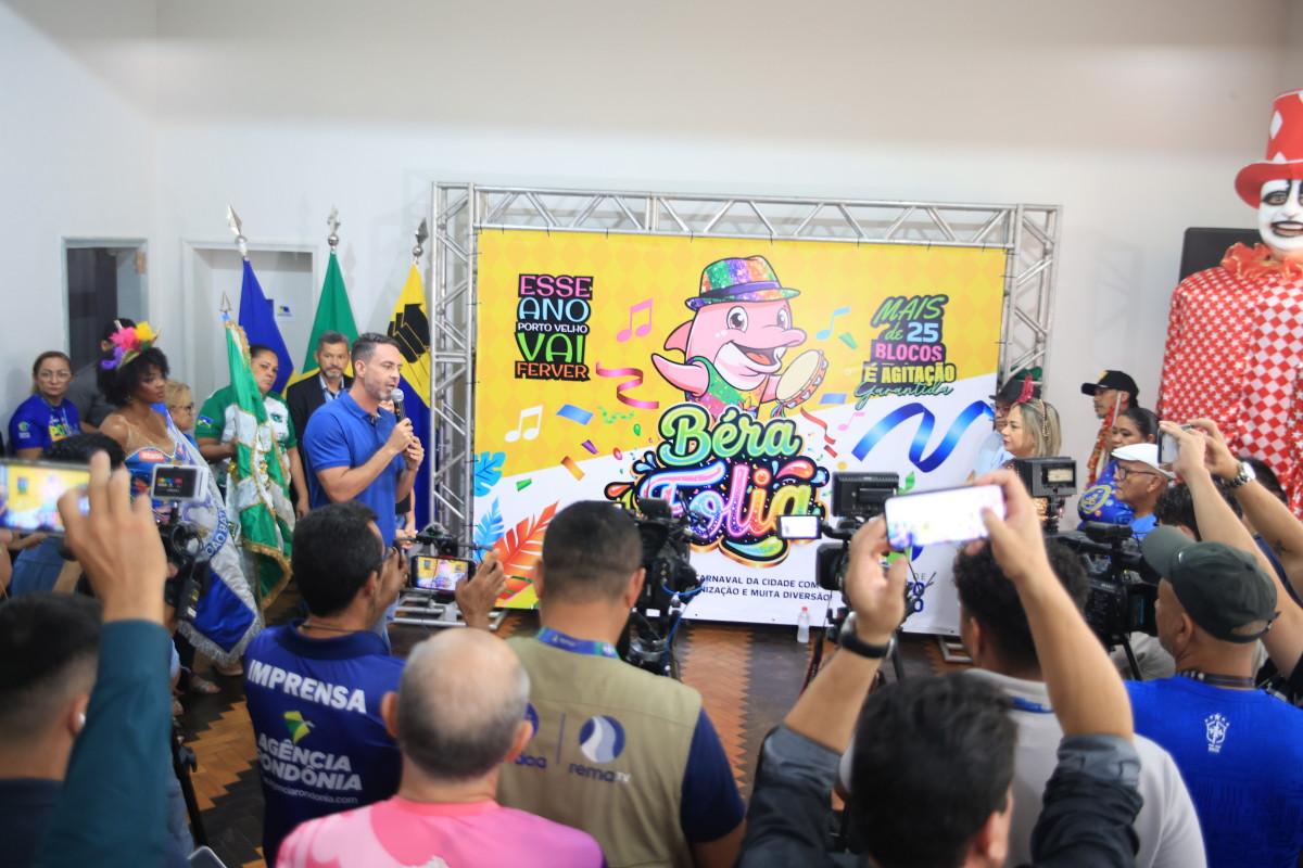 Porto Velho lança programação e identidade visual do Carnaval 2026 e dá início à contagem regressiva da folia